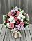 Букет цветов из: Альстромерии, Гвоздики, Розы и Хризантемы в Ефимово