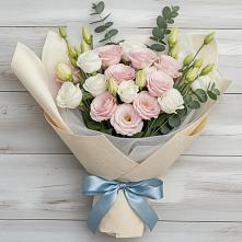Букет цветов из:  Лизиантусы в Ефимово
