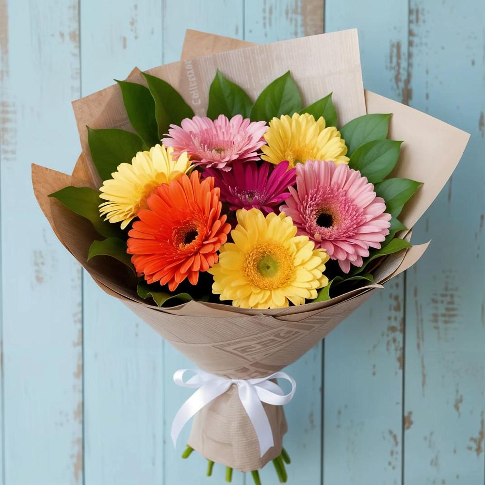 Букет цветов из: Герберы в Ефимово