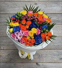 Букет цветов из:  Розы и Хризантемы в Ефимово