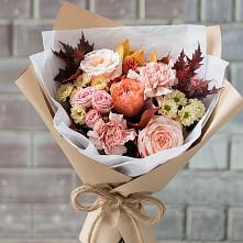 Букет цветов из:  Гвоздики, Хризантемы и Розы в Ефимово