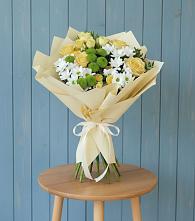 Букет цветов из:  Хризантемы и Розы в Ефимово