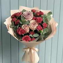 Букет цветов из:  Гвоздики и Розы в Ефимово