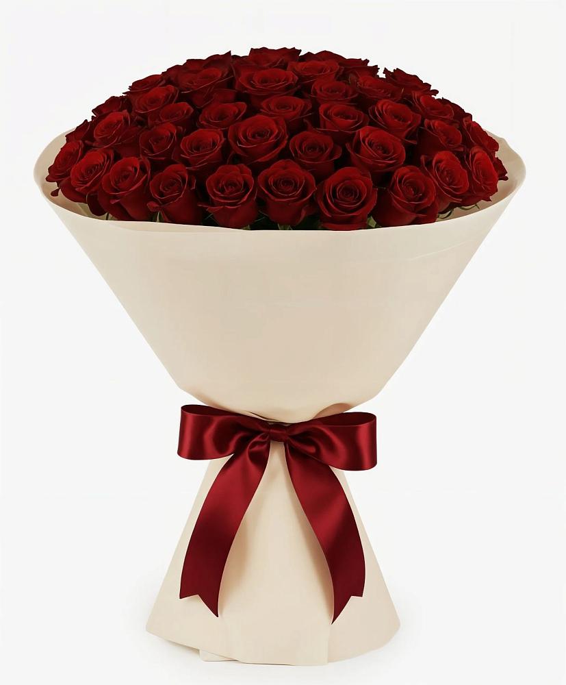 Букет 101 Бордовая роза Блэк Бакарра в Ефимово