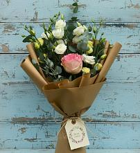 Букет цветов из:  Розы и Лизиантусы #REPLACE_PRED# Ефимово
