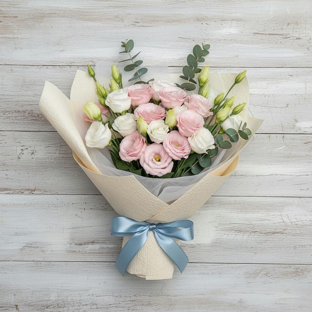 Букет цветов из: Лизиантусы в Ефимово